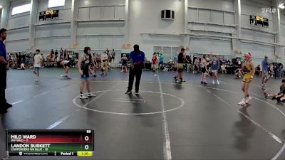 88 lbs Finals (2 Team) - Milo Ward, WV Wild vs Landon Burkett, Contenders WA Blue