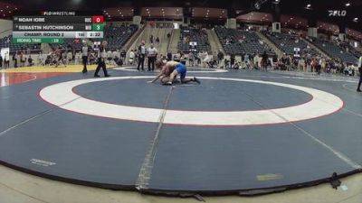 197 lbs Champ. Round 2 - Sebastin Hutchinson, Midway University vs Noah Iobe, Rochester University