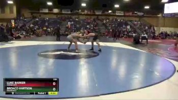 170 lbs 3rd Place Match - Luke Barker, Dodge City vs Bronco Hartson, Roosevelt