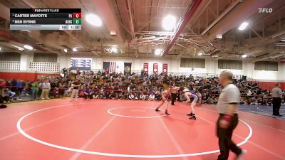 150 lbs Final - Carter Mayotte, Pinkerton Academy vs Ben Byrne, Nashua South