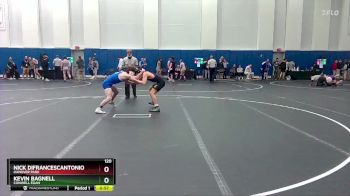120 lbs Cons. Round 3 - Nick DiFrancescantonio, Hanover Park vs Kevin Bagnell, Conwell Egan