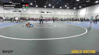 80 lbs Rr Rnd 1 - Kynlee Johnson, Untouchables Girls RED vs Madison Stow, Mojo 7-12