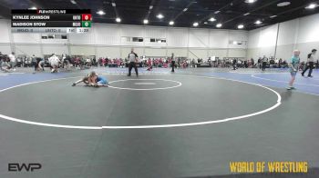 80 lbs Rr Rnd 1 - Kynlee Johnson, Untouchables Girls RED vs Madison Stow, Mojo 7-12