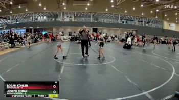 56 lbs Round 2 (6 Team) - Joseph Rodak, Jaguar Warriors vs Logan Kohler, Rough House