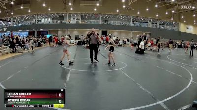 56 lbs Round 2 (6 Team) - Joseph Rodak, Jaguar Warriors vs Logan Kohler, Rough House