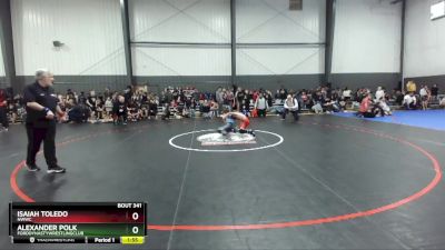 77 lbs Quarterfinal - Isaiah Toledo, NWWC vs Alexander Polk, FordDynastyWrestlingClub