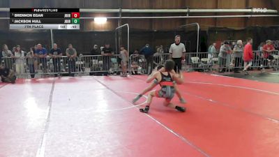 100 lbs 7th Place - Brennon Egan, Journeymen WC vs Jackson Hull, Journeymen WC