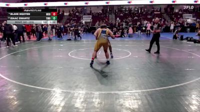 215 lbs Champ. Round 2 - Isaac Swartz, Timberline vs Blake Nguyen, Meridian