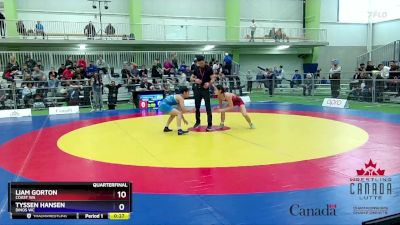 49kg Semifinal - Isabelle Chen, Bhullar WC vs Taranpreet Dhillon, Canadian Mal Wrestling
