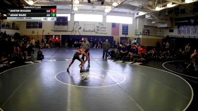 139 lbs Cons. Semi - Austin Boozer, Cochranton Area Hs vs Adam Ware, Avella Area Hs