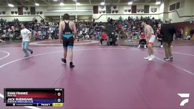 J-12 lbs Round 2 - Evan Franke, Pack 732 vs Jack Rheingans, Dubuque Wrestling Club