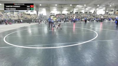 40 lbs Cons. Semi - Sawyer Overbay, Clinton Dragon Youth Wrestling vs Finn Dennis, Elite Wrestling Academy