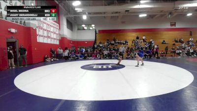 120 lbs 2nd Place - Misel Medina, Manchester West vs Avary Berardinelli, Merrimack