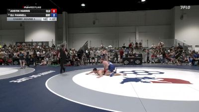 97 lbs Champ. Round 1 - Austin Harris, Club Lucha vs Eli Pannell, Dubuque RTC