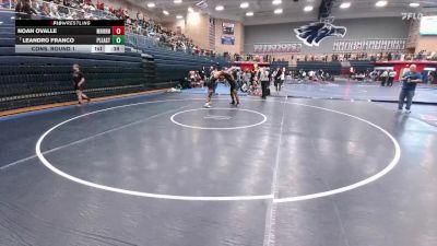 215 lbs Cons. Round 1 - Leandro Franco, Plano East vs Noah Ovalle, Mesquite Horn