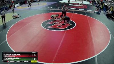 Champ. Round 1 - Zaiyahn Ornelas, Wilber-Clatonia vs Kayden Bolejack, Fillmore Central