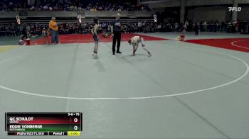 75 lbs Cons. Round 1 - Eddie VonBerge, Hutchinson vs Qc Schuldt, UNITED