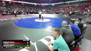D2-157 lbs Quarterfinal - Sawyer Dailey, Plymouth vs Griffin Marko, Saint Croix Falls