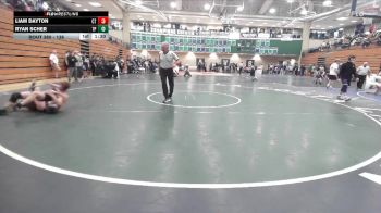138 lbs Champ. Round 3 - Ryan Scher, Torrey Pines vs Liam Dayton, Cherokee Trail