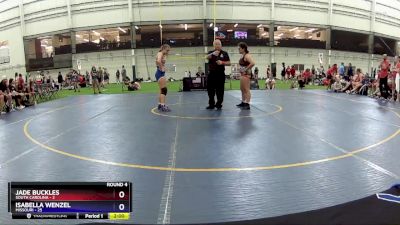 163 lbs Round 4 (6 Team) - Jade Buckles, South Carolina vs Isabella Wenzel, Missouri