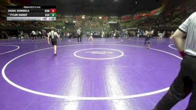 108 lbs Round Of 16 - Angel Bombela, Redwood vs Tyler Sweet, Clovis North