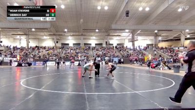 A 138 lbs Quarterfinal - Noah Stevens, Millington Central High School vs Derrick Day, Greeneville High School