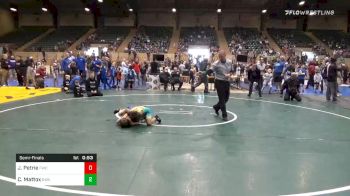 60 lbs Semifinal - Jase Petrie, Fitzgerald Wrestling Club vs Christopher Mattox, The Glasgow Wrestling Academy