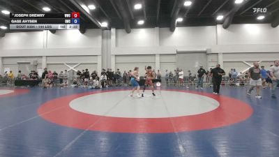 144 lbs Cons. Semis - Joseph Drewry, Wave Wrestling Club vs Gage Ahysen, Raider Wrestling Club