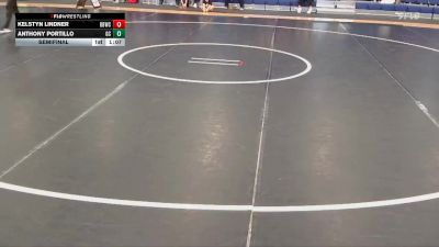 145-158 lbs Semifinal - Kelstyn Lindner, Broken Bow Wrestling Club vs Anthony Portillo, Gross Catholic