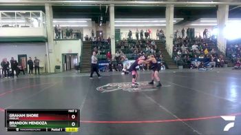 125 lbs Semifinal - Graham Shore, Findlay vs Brandon Mendoza, Tiffin