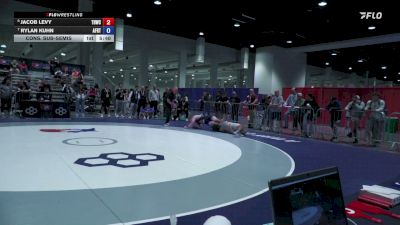 125 kg Cons. Sub-semis - Jacob Levy, Tar Heel Wrestling Club vs Rylan Kuhn, Air Force Regional Training Center
