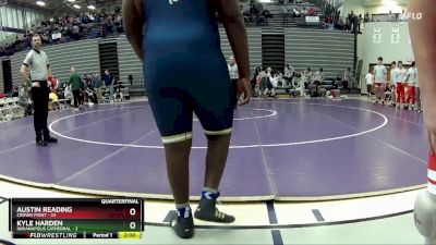 285 lbs Quarterfinals (8 Team) - Phillip Brown, Indianapolis Cathedral vs Lucas Szymborski, Crown Point