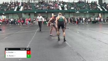 165 lbs Cons. Round 2 - Konner Roche, Michigan State vs Kenny Snyder, Findlay