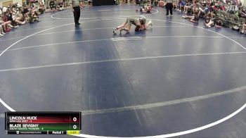 95 lbs Round 4 (6 Team) - Lincoln Huck, Iowa USA Grey vs Blaze Sevigny, South Dakota Thunder