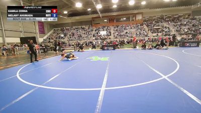 53 kg Cons. Sub-rd Of 16 - Kamila Cerna, Southwest Stallions Wrestling Club vs Melany Ahumada, Mantanona TC