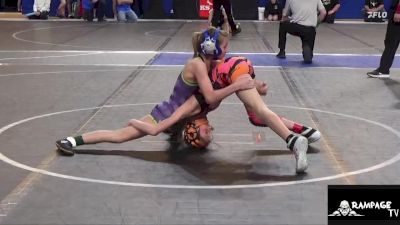 85 lbs Champ. Round 1 - Autumn Love, Elk County vs Tymber Charbonneau, Clay County