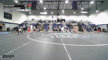 140 lbs Consi Of 4 - Penn Dilbeck, Woodland vs Mason Longaberger, Coweta