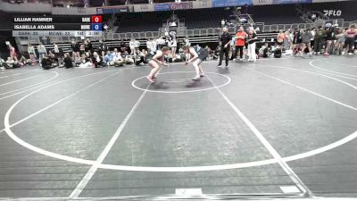 172 lbs Rr Rnd 2 - Lillian Hamner, Darkhorse WC vs Isabella Adams, MoWest Fire Dragons