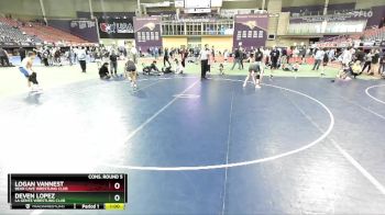 126 lbs Cons. Round 5 - Logan Vannest, Bear Cave Wrestling Club vs Deven Lopez, La Gente Wrestling Club