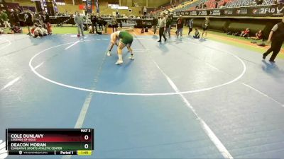 190 lbs Semifinal - Deacon Moran, Combative Sports Athletic Center vs Cole Dunlavy, Legends Of Gold