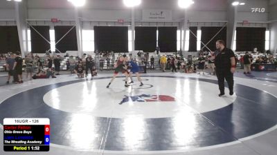 126 lbs Cons. Rd Of 16 - Carter Patton, Ohio Greco Boys vs Liam Lovelace, The Wrestling Academy