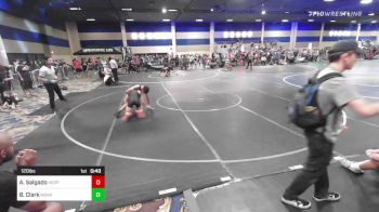 120 lbs Consi Of 64 #2 - Angel Salgado, Hesperia HS vs Brandon Clark, Mohave Wrestling Club