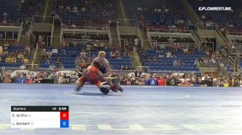 106 lbs Quarters - Eli Griffin, Oklahoma vs Jeremy Bockert, Alaska