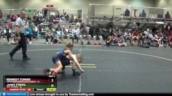 47 lbs Cons. Round 3 - James Strohl, Mat Psychos vs Kennedy Turner, Contenders Wrestling Academy