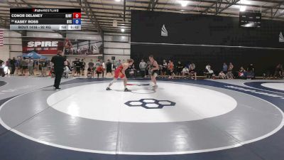 92 kg Cons. Rd Of 32 - Conor Delaney, NJRTC vs Kasey Ross, Burg Training Center