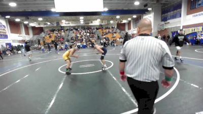 126 lbs 7th Place Match - Daniel Garcia, Sonora (La Habra) vs Johnny Benitez, Redwood