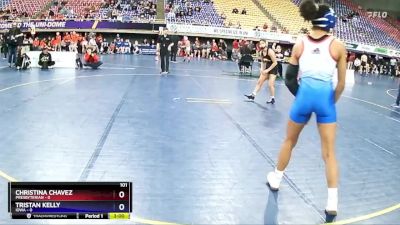 101 lbs Quarters & 1st Wb (16 Team) - Chiara Barbieri, Presbyterian vs Sterling Dias, Iowa