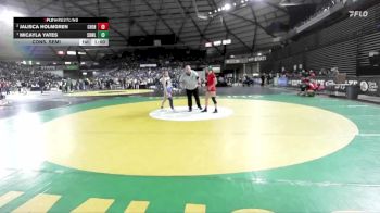 Girls 3A 125 lbs Cons. Semi - Micayla Yates, Sedro-Woolley (Girls) vs Jalisca Holmgren, Cheney (Girls)