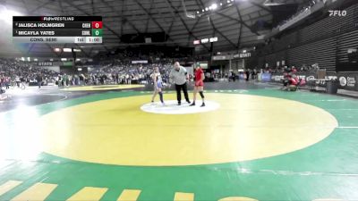 Girls 3A 125 lbs Cons. Semi - Micayla Yates, Sedro-Woolley (Girls) vs Jalisca Holmgren, Cheney (Girls)