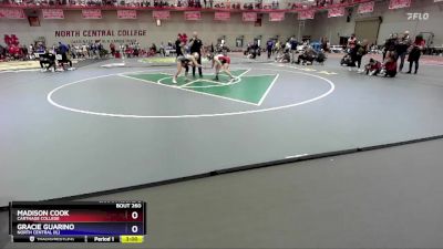 131 B Champ. Round 2 - Madison Cook, Carthage College vs Gracie Guarino, North Central (IL)